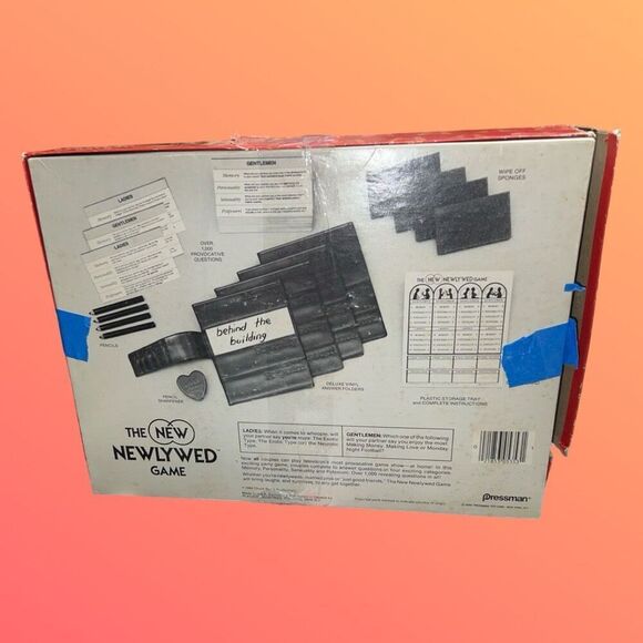 VINTAGE 1986 New Newlywed Game Pressman TV Show Chuck Barris COMPLETE - Picture 4 of 5